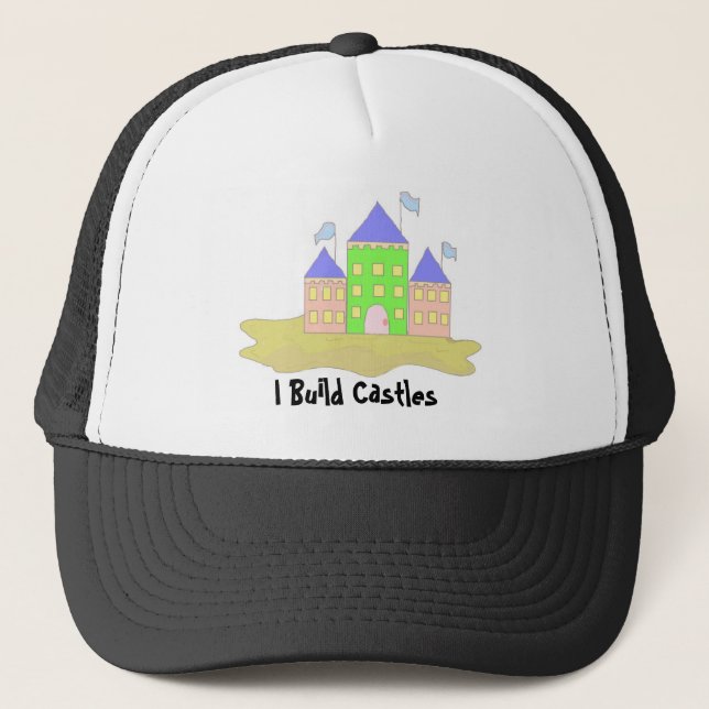 Casquette J'ai construit des châteaux (Devant)