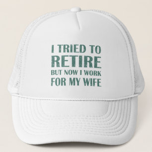Casquette J'ai essayé de prendre ma retraite Drôle Cadeaux d