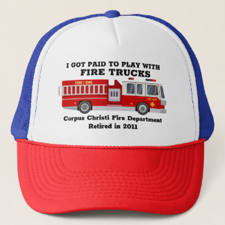 Casquette J'ai été payé pour jouer avec Firetrucks retraite