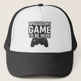 Casquette "J'Ai Suspendu Mon Jeu Pour Être Ici Drôle Gamer