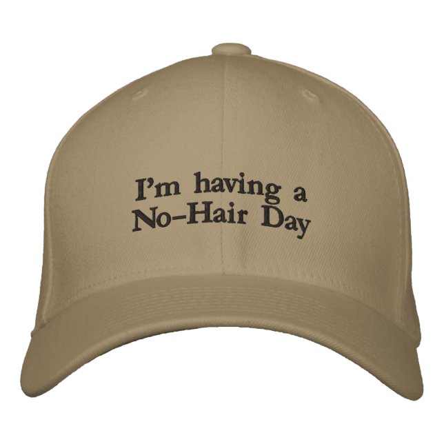 casquette : J'ai une journée sans cheveux (Devant)