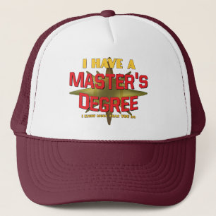 Casquette J'ai une maîtrise !