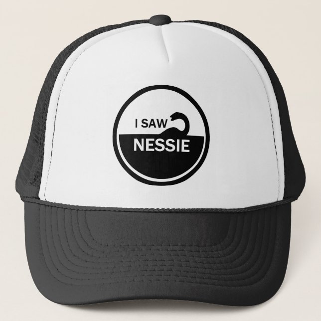 CASQUETTE J'AI VU LE NESSIE - MONSTRE DE LOCH NESS (Devant)