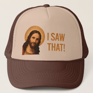 Casquette J'Ai Vu Que Jésus Drôle Citation Chrétienne