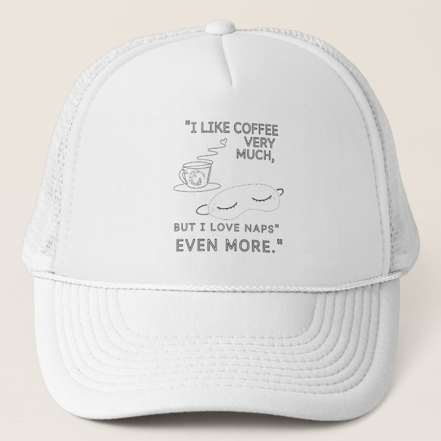 CASQUETTE J'AIME BEAUCOUP LE CAFÉ (Devant)