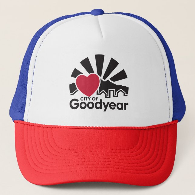 Casquette J'aime chapeau de camion Goodyear (Devant)