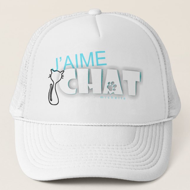 Casquette J'aime Conversation avec Conversation Trucker Hat (Devant)