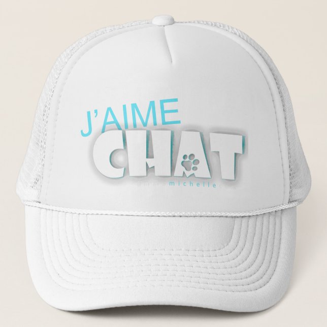 Casquette J'aime conversation Trucker Hat (Devant)
