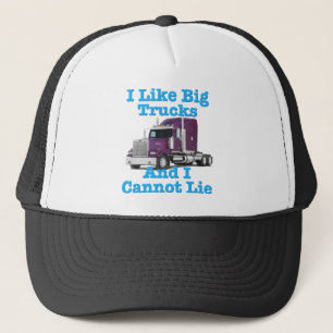 Casquette J'aime de grands camions et je ne peux pas me