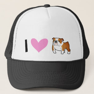 Casquette J'aime des bouledogues