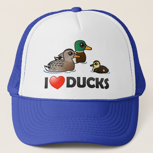 Casquette J'aime des canards (Devant)