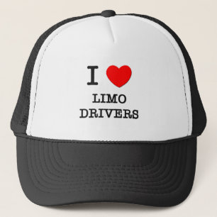 Casquette J'aime des conducteurs de limousine