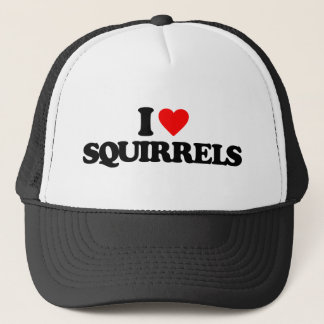CASQUETTE J'AIME DES ÉCUREUILS