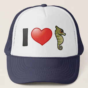 Casquette J'aime des hippocampes