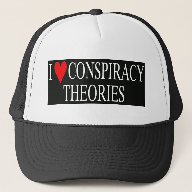 Casquette J'aime des théories de conspiration (Devant)
