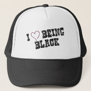 Casquette J'aime être noir