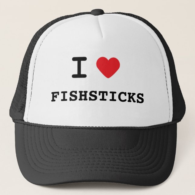 CASQUETTE J'AIME FISHSTICKS (Devant)