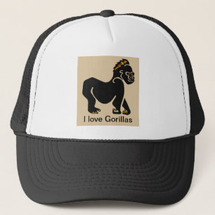 Casquette J'aime GORILLAS - Faune - Amoureux des animaux