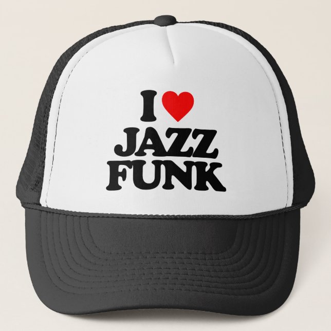 CASQUETTE J'AIME JAZZ FUNK (Devant)