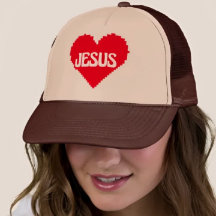 J'aime Jésus pixel art