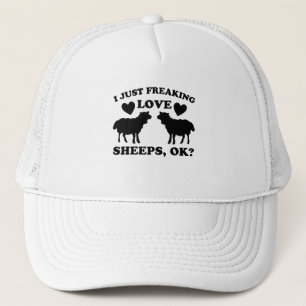 Casquette J'Aime Juste Les Moutons Moutons Agneau Fermier Ca