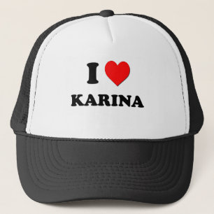 Casquette J'aime Karina