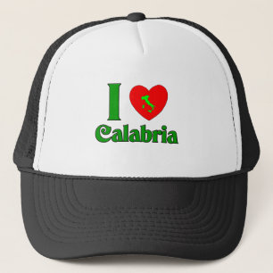Casquette J'aime la Calabre Italie