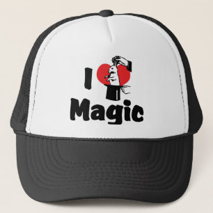 Casquette J'aime la magie du cœur - Amateur de magie