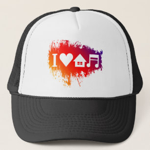Casquette J'aime la musique de maison