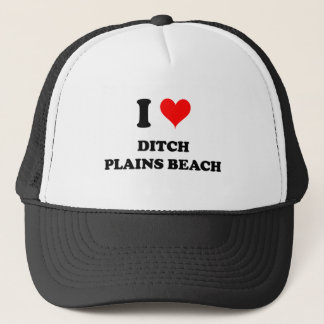 Casquette J'aime la plage de plaines de fossé
