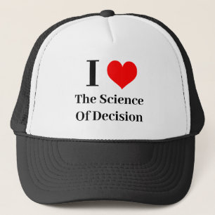 Casquette J'Aime La Science De La Décision