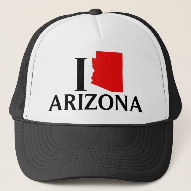 Casquette J'aime l'Arizona - l'amour AZ d'I (Devant)