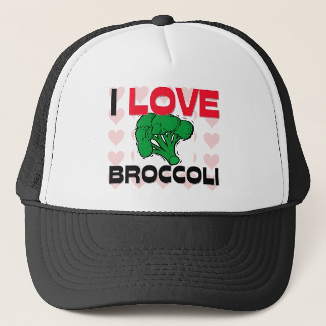Casquette J'aime le brocoli (Devant)