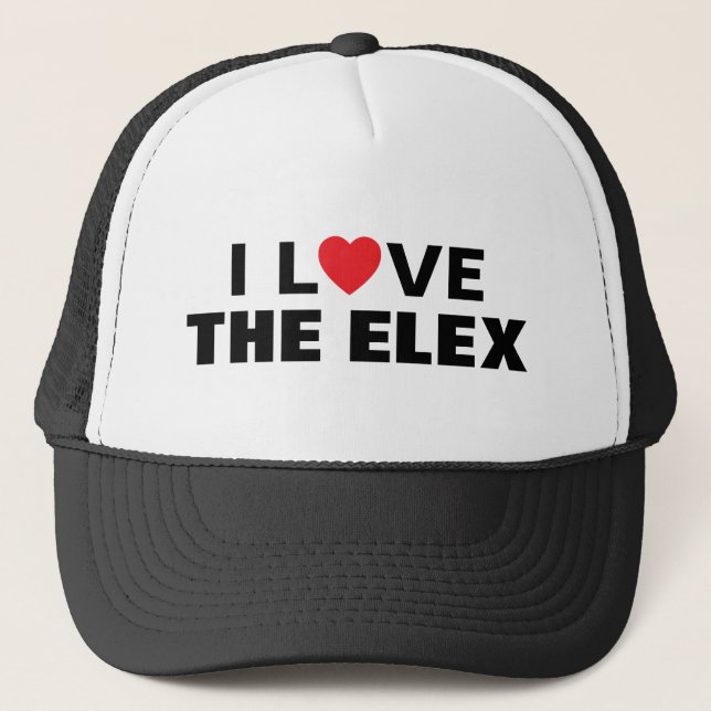 Casquette J'Aime Le Chapeau De Trucker Elex™ (Devant)