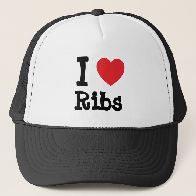 Casquette J'aime le coeur de Ribs T-Shirt (Devant)