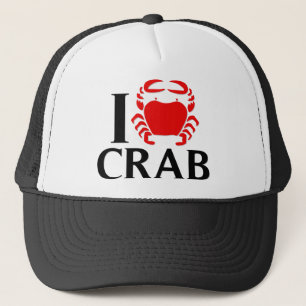 Casquette J'aime le crabe