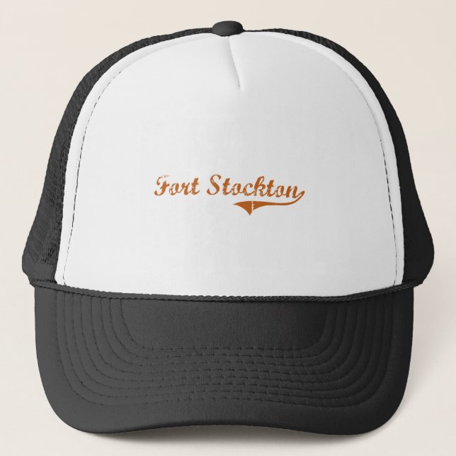 Casquette J'aime le fort Stockton le Texas (Devant)