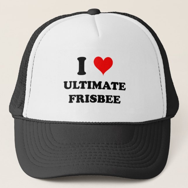 Casquette J'aime le frisbee final (Devant)