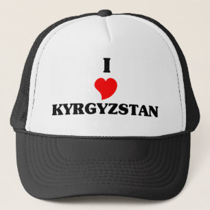 Casquette J'aime le Kirghizistan