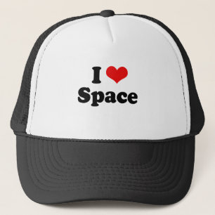 Casquette J'aime le T-shirt de l'espace