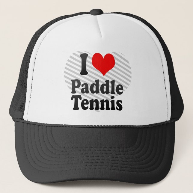 Casquette J'aime le tennis de palette (Devant)
