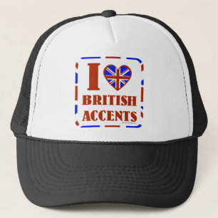 Casquette J'aime les accents britanniques