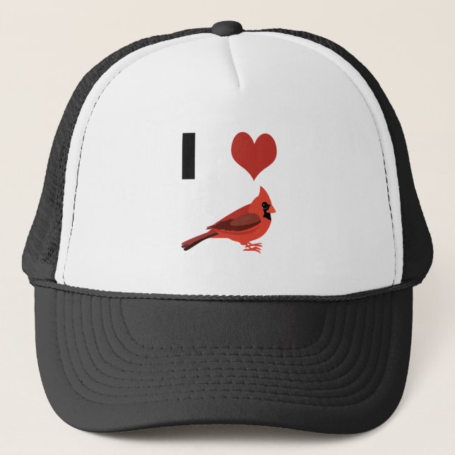 Casquette J'aime les cardinaux (Devant)