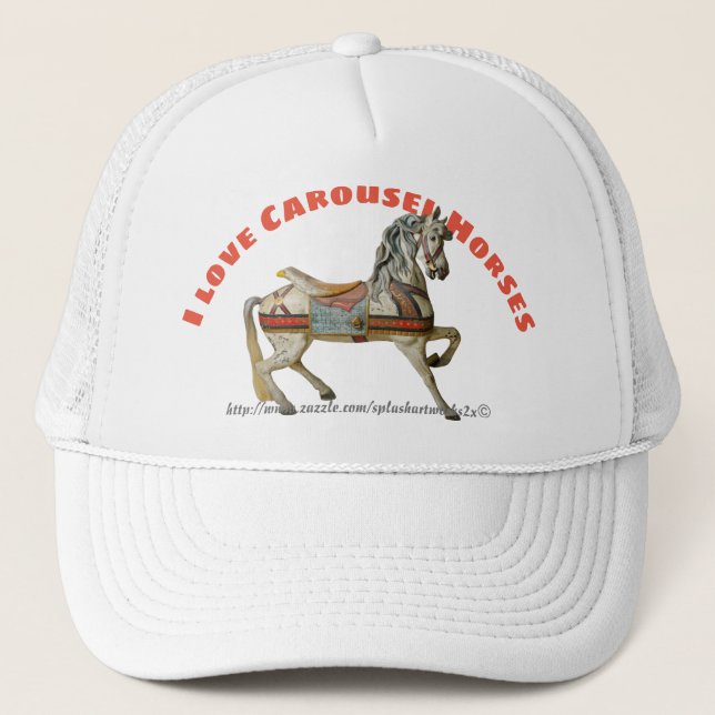 Casquette "J'aime les Chevaux de Carrousel" (Devant)