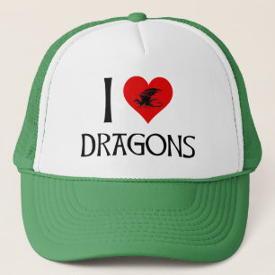 Casquette J'aime les dragons