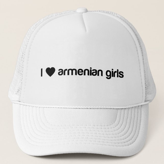 Casquette J'aime les filles arméniennes (Devant)