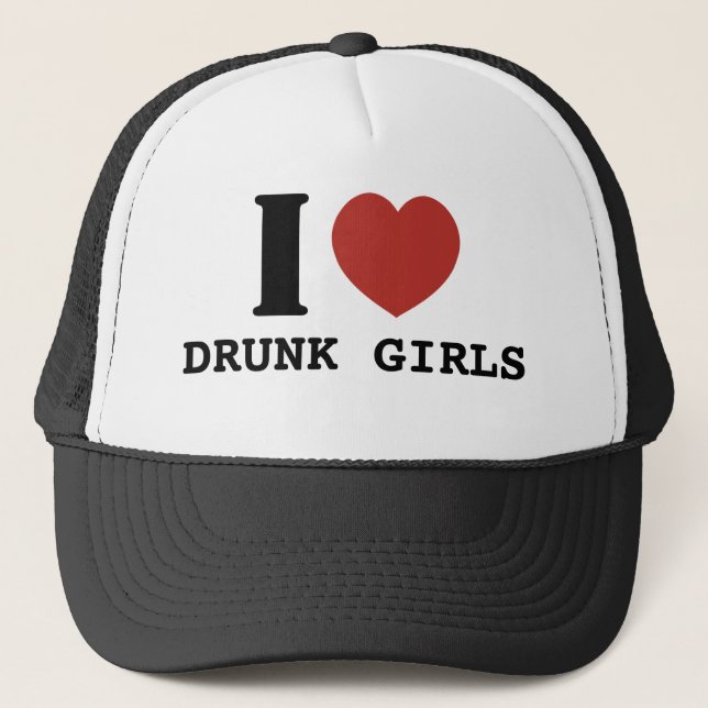 Casquette J'aime les filles ivres (Devant)