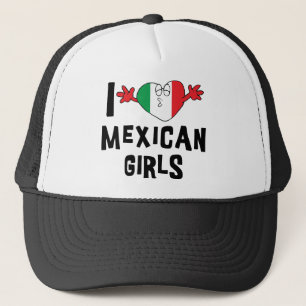 Casquette J'aime les filles mexicaines