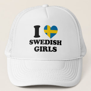 Casquette J'aime les filles suédoises