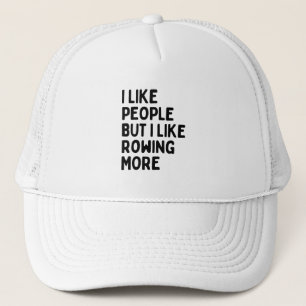 Casquette J'aime les gens MAIS j'aime plus ramer